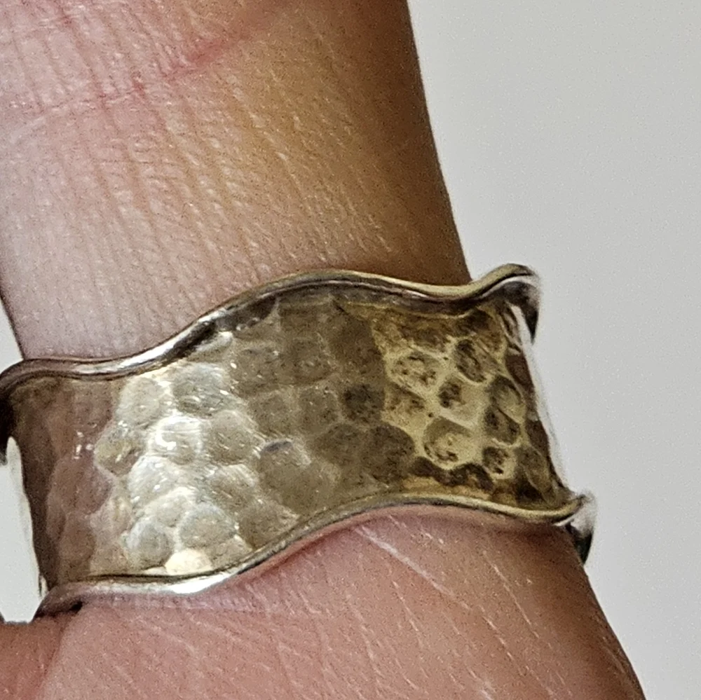 Vintage DBM Kensington Topaz & Quartz Sterling Silver Ring. Unisex ❤️ - Picture 6 of 6